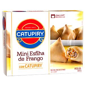 Quantas calorias em 1 1/2 (40 g) Mini Esfiha de Frango com Catupiry?