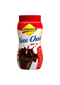 Quantas calorias em 1 1/2 colheres sopa (20 g) Achocolatado New Choco Diet?