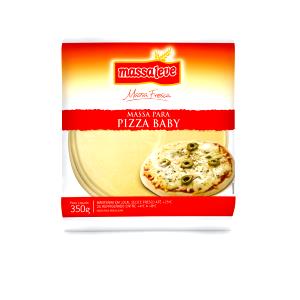 Quantas calorias em 1 1/2 disco de pizza (40 g) Massa para Pizza Baby?