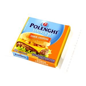 Quantas calorias em 1 1/2 fatias (30 g) Sandwich-In Sabor Cheddar?