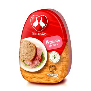 Quantas calorias em 1 1/2 fatias (40 g) Presunto de Peru?