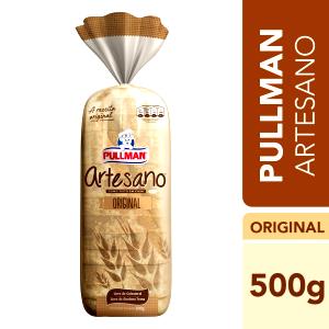Quantas calorias em 1 1/2 fatias (50 g) Pão de Forma Artesano Original?