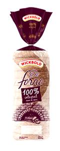 Quantas calorias em 1 1/2 fatias (50 g) Pão de Forma do Forno 100% Integral?
