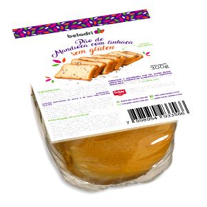 Quantas calorias em 1 1/2 fatias (50 g) Pão de Mandioca com Linhaça?