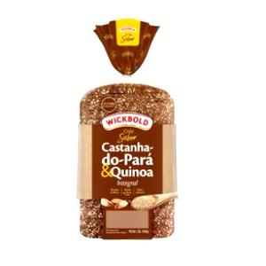 Quantas calorias em 1 1/2 fatias (50 g) Pão Integral Castanha do Pará e Quinoa?