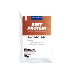 Quantas calorias em 1 1/2 medidor (30 g) Beef Protein?