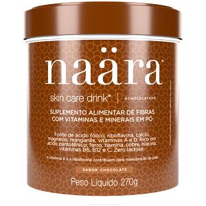 Quantas calorias em 1 1/2 scoop (15 g) Naara Skin Care Drink Achocolatado?