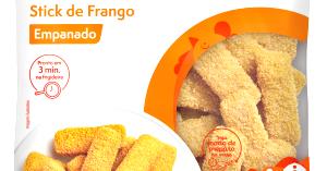 Quantas calorias em 1 1/2 unidade (130 g) Filezinho de Frango Empanado?