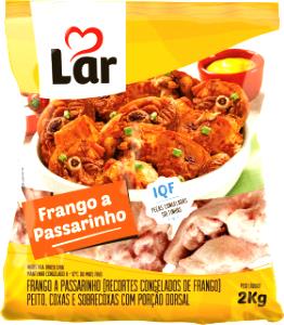 Quantas calorias em 1 1/2 unidade (77 g) Frango a Passarinho?