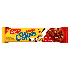 Quantas calorias em 1 1/2 unidades (30 g) Mega Cookies Triplochoco?