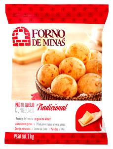 Quantas calorias em 1 1/2 unidades (50 g) Pão de Queijo Tradicional?