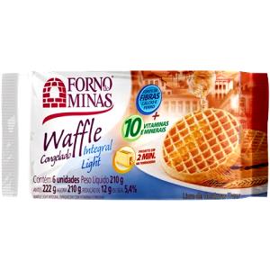 Quantas calorias em 1 1/2 unidades (50 g) Waffle Integral Light?