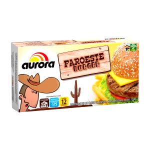 Quantas calorias em 1 1/2 unidades (80 g) Faroeste Burger?