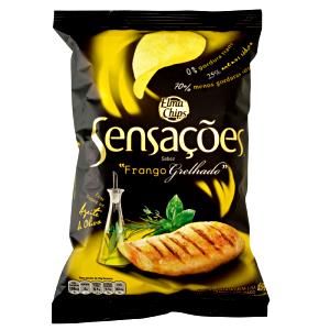 Quantas calorias em 1 1/2 xícaras (25 g) Sensações Frango Grelhado?