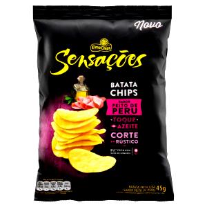 Quantas calorias em 1 1/2 xícaras (25 g) Sensações Peito de Peru?