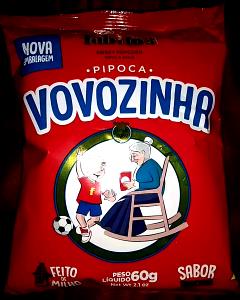 Quantas calorias em 1 1/2 xicaras de chá (25 g) Pipoca Caramelizada Vovozinha?