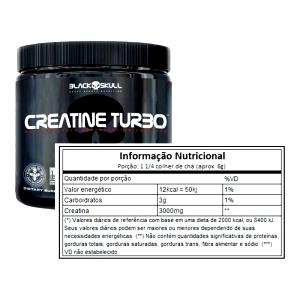 Quantas calorias em 1 1/4 colher de chá (6 g) Creatine Turbo?