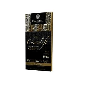 Quantas calorias em 1/2 barra (20 g) Chocolift?