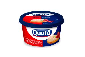 Quantas calorias em 1/2 colher de sopa (30 g) Creme de Ricota Sabor Pimenta?