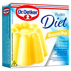 Quantas calorias em 1/2 colher de sopa (6 g) Pudim Diet Baunilha?