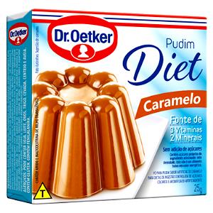 Quantas calorias em 1/2 colher de sopa (6 g) Pudim Diet Caramelo?