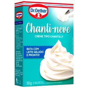 Quantas calorias em 1/2 colher de sopa (7 g) Chanti-Neve?