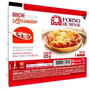 Quantas calorias em 1/2 quiche (40 g) Quiche Lorraine?