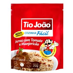 Quantas calorias em 1/2 saquinho (50 g) Arroz com Tomate e Manjericão?