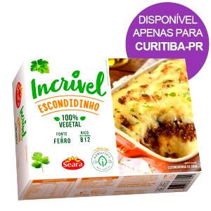 Quantas calorias em 1/2 unidade (175 g) Incrível Escondidinho 100% Vegetal?