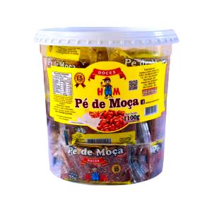 Quantas calorias em 1/2 unidade (20 g) Pé de Moça?