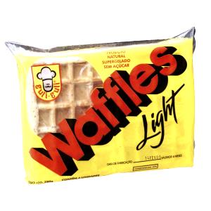 Quantas calorias em 1/2 unidade (30 g) Waffles Light?