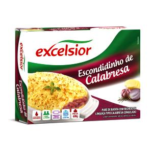 Quantas calorias em 1/2 unidade (300 g) Escondidinho de Calabresa?