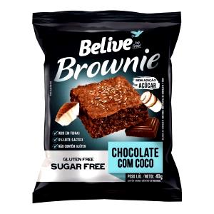 Quantas calorias em 1/2 unidade (40 g) Brownie de Chocolate Branco?
