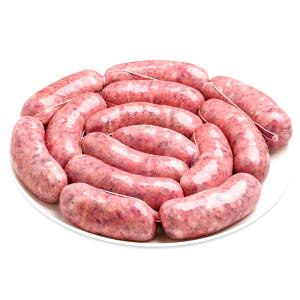 Quantas calorias em 1/2 unidade (50 g) Linguiça Mista Churrasco?