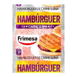 Quantas calorias em 1/2 unidade (56 g) Hambúrguer Suíno?
