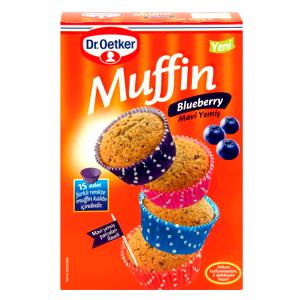 Quantas calorias em 1/2 unidade (60 g) Muffin de Blueberry?