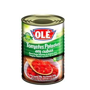 Quantas calorias em 1/2 xícara (130 g) Tomates Pelados?