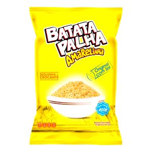 Quantas calorias em 1/2 xícara (25 g) Batata Palha Amarelinha?