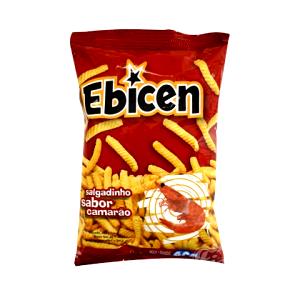 Quantas calorias em 1/2 xícara (25 g) Ebicen Camarão?