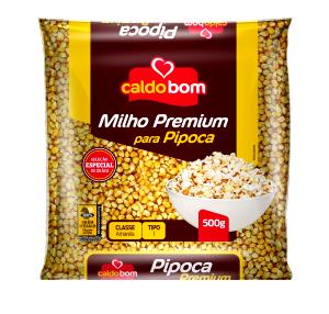 Quantas calorias em 1/2 xícara (25 g) Milho para Pipoca?