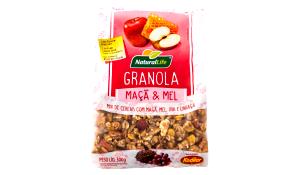 Quantas calorias em 1/2 xícara (30 g) Granola Cereal e Mel?