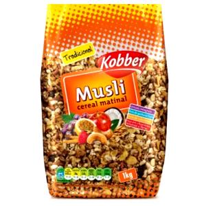 Quantas calorias em 1/2 xícara (40 g) Cereal Matinal Nuts?