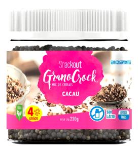 Quantas calorias em 1/2 xícara (40 g) Granocrock Cacau?