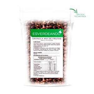 Quantas calorias em 1/2 xícara (40 g) Granola com Chocolate?