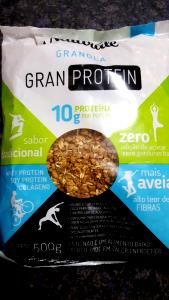 Quantas calorias em 1/2 xícara (40 g) Granola Gran Protein?