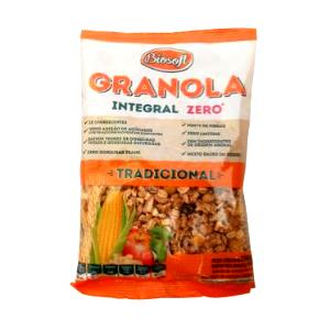 Quantas calorias em 1/2 xícara (40 g) Granola Integral Zero?