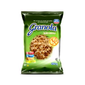 Quantas calorias em 1/2 xícara (40 g) Granola sem Glúten?