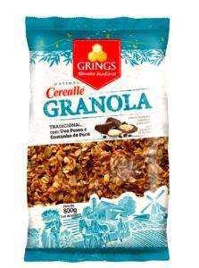 Quantas calorias em 1/2 xícara (40 g) Granola Tradicional com Uva Passa e Castanha do Pará?