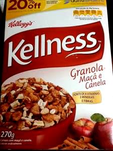 Quantas calorias em 1/2 xícara (40 g) Kellness Granola Maçã e Canela?