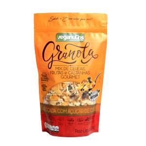 Quantas calorias em 1/2 xicara (45 g) Granola Gourmet?